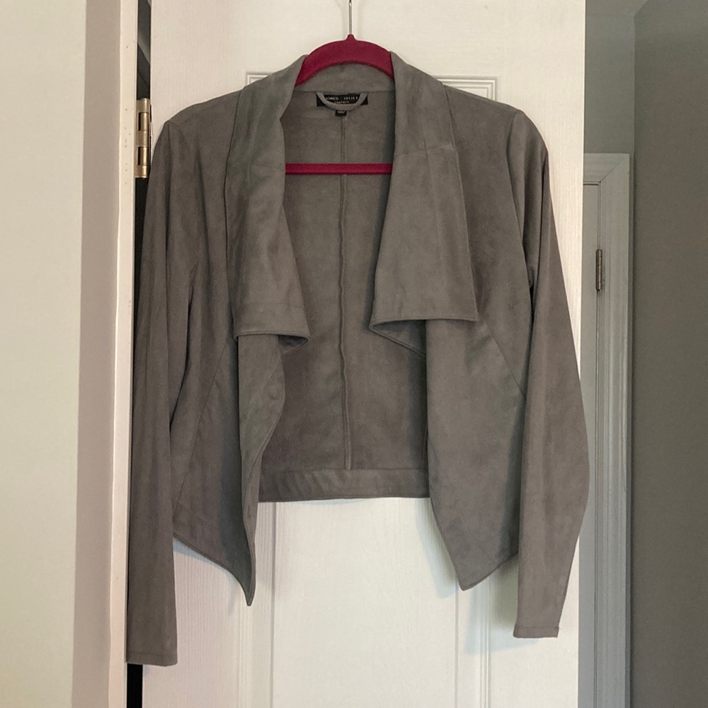 Gray Drape Jacket Size Medium